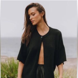 Daily Drills Single Button Sweater